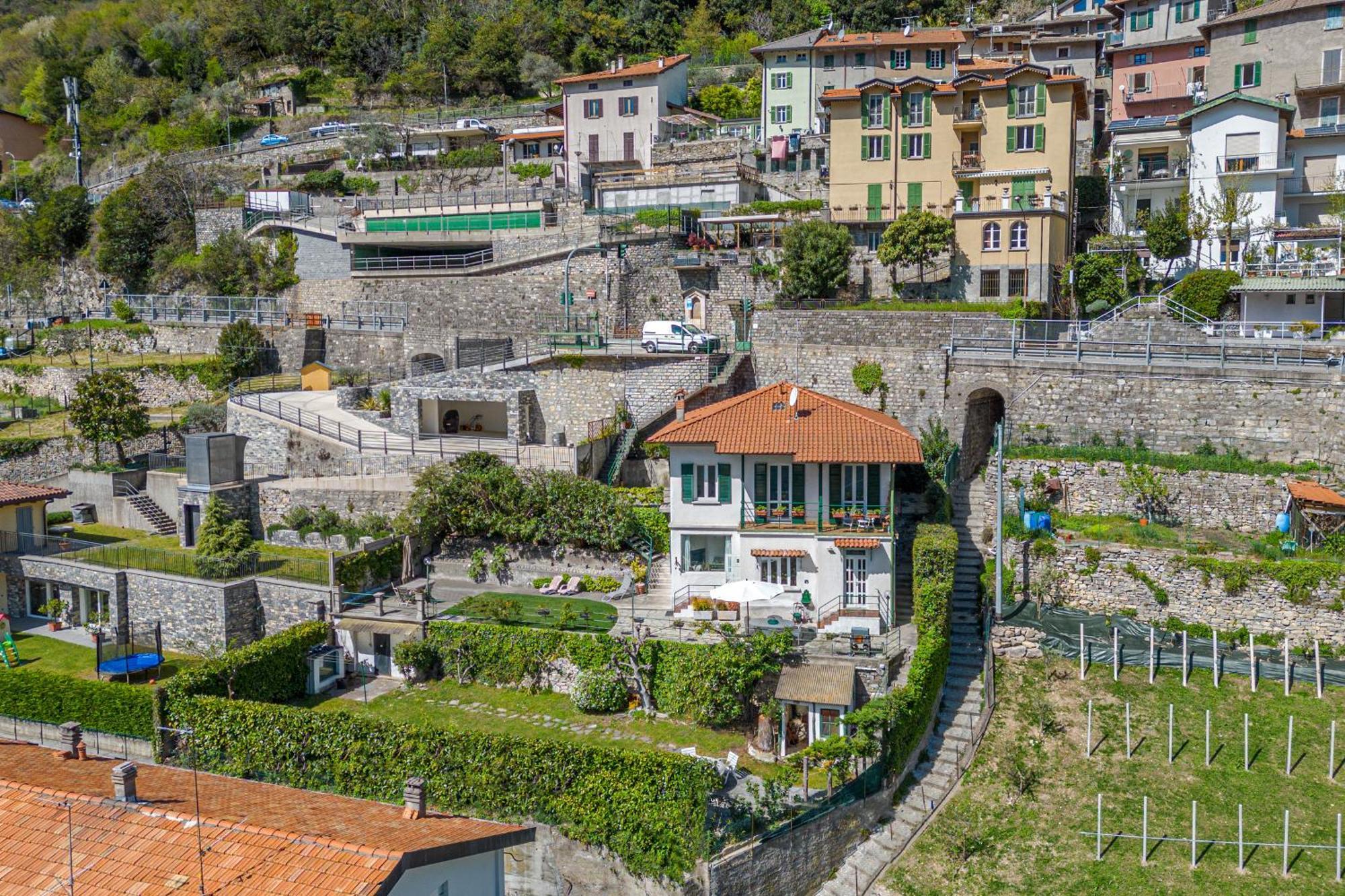 Casa Bambu - Splendida Vista Lago E Posto Auto Laglio Exterior foto